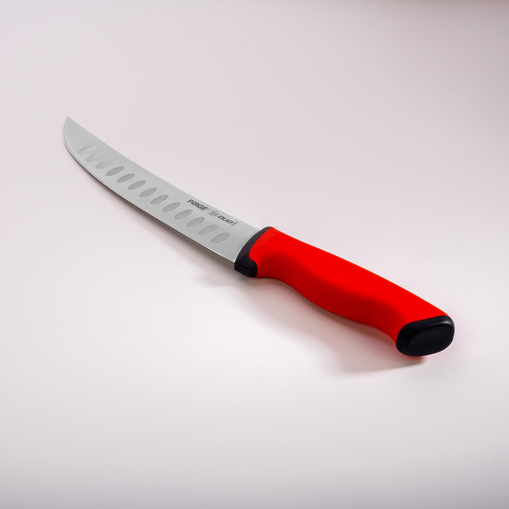 PİRGE Duo Et Doğrama Bıçağı Kıvrık Oluklu 21 cm - 34622