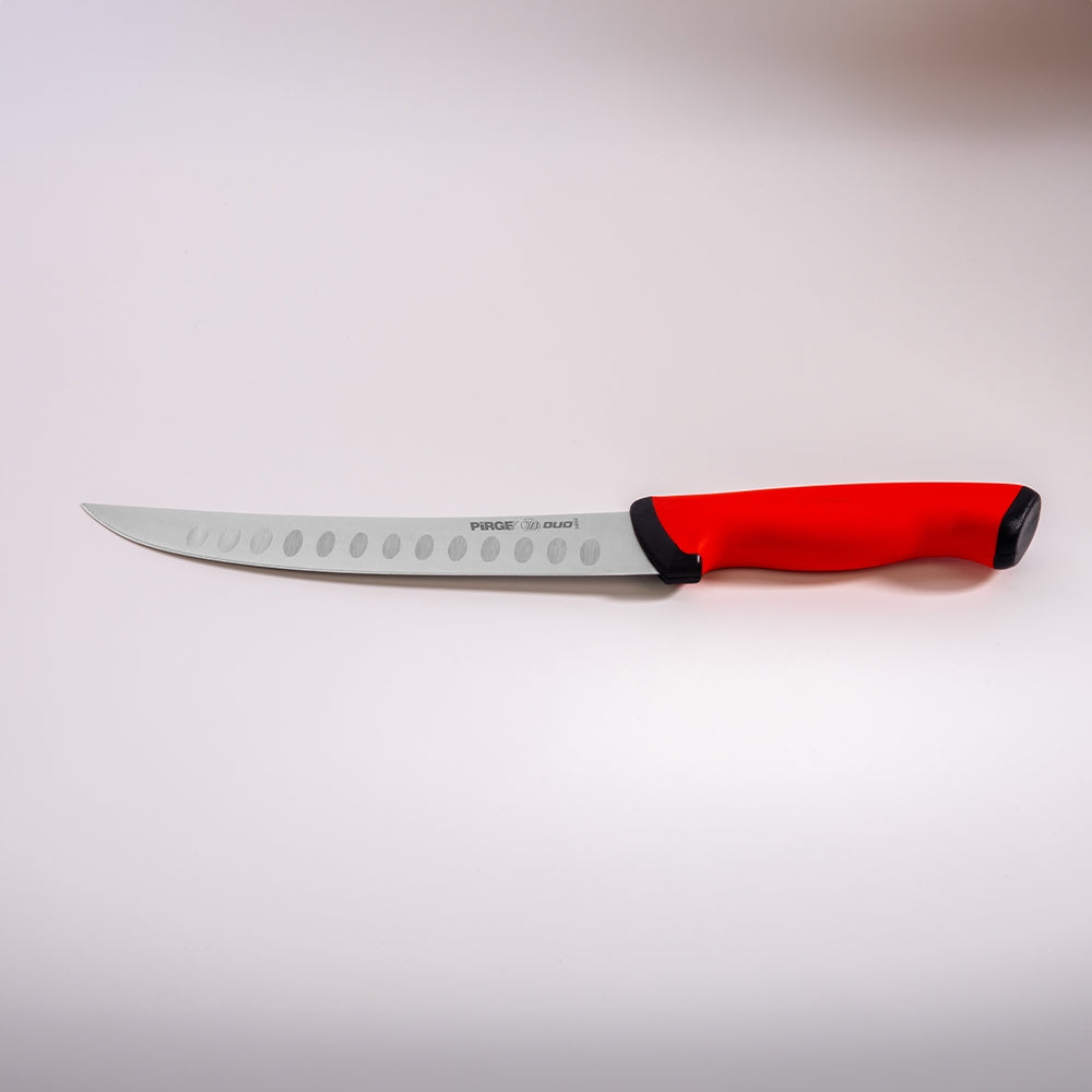 PİRGE Duo Et Doğrama Bıçağı Kıvrık Oluklu 21 cm - 34622